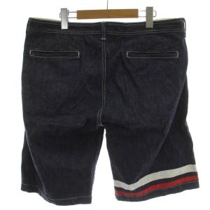 桃太郎ジーンズ MOMOTARO JEANS Carp デニム ジーンズ W34 インディゴブルー ハーフ丈 ジップフライ C3103SP U515071