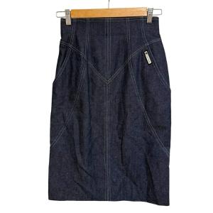 courreges デニム セットアップ ジャケット スカート 藍 インディゴ 9AR(M相当) ECHAM-29190 /
