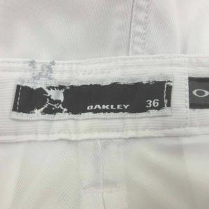 OAKLEY ショートパンツ 36 白 ホワイト 総柄 ハーフ丈 /YU ECB002