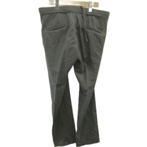 HUGO BOSS テーパードパンツ ウール混 48 グレー 長ズボン 無地 ウエストリブ /YU GY99