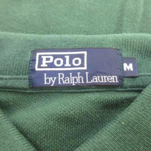 Polo by Ralph Lauren ポロシャツ M 緑 グリーン 半袖 襟付き ロゴ刺繍 /NP GY99