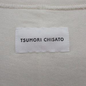 TSUMORI CHISATO ワンピース 半袖 ロング コットン シンプル アイボリー 白 /KT13 ECC003