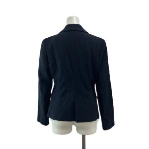NATURAL BEAUTY BASIC スーツ ジャケット パンツ スラックス M ネイビー 紺 無地 テーラードカラー 長袖 フルレングス /PP