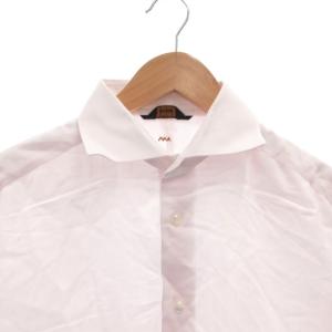 Ermenegildo Zegna シャツ カジュアル 長袖 16/41 ピンク /FF GY62