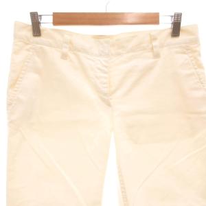 PRADA パンツ スラックス コットン 42 白 ホワイト /FF GY62