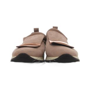 Sergio Rossi ランニングシューズ スニーカー ローカット スエード 34 グレージュ系 /UO GY62