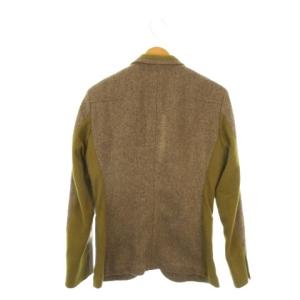 THE SHOP TK MIXPICE スーツ セットアップ ジャケット パンツ ツイード M 茶 ブラウン 背抜き 切替 /MN1 ECB003