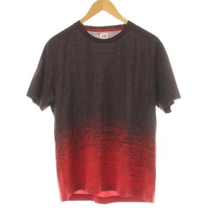 Tシャツ L 赤 レッド グラデーション柄 半袖 /GP ECB003