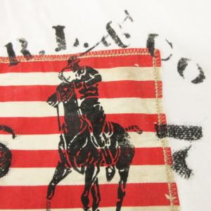 POLO RALPH LAUREN Tシャツ XL 白 ホワイト 半袖 国旗プリント ロゴプリント /AH43 ECD003