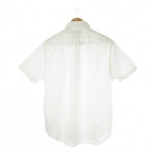 POLO RALPH LAUREN RL UNTUCKED FIT シャツ L 白 ホワイト 半袖 ボタンダウンカラー ロゴ刺繍 /CK13