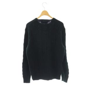 POLO RALPH LAUREN ニット セーター 長袖 XS ブラック /HK ECD003