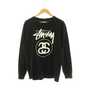 Tシャツ カットソー 長袖 M ブラック ホワイト /ES ECD003