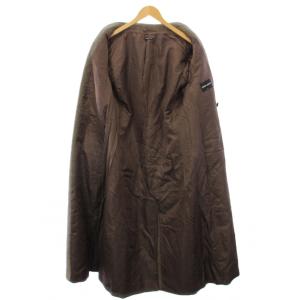 GIORGIO ARMANI チェスターコート 総柄 48 ブラウン 740560