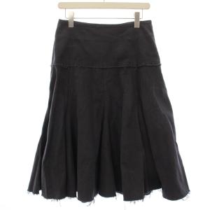 SULFUR DYED WHIPCODE FLARE SKT デニムスカート ロング フレア カットオフ