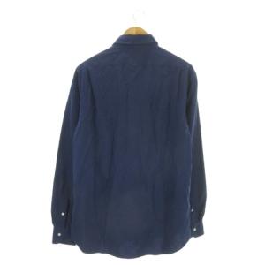 POLO RALPH LAUREN シャツ XL 紺 ネイビー 無地 レギュラーカラー 長袖 /AO24 ECD003