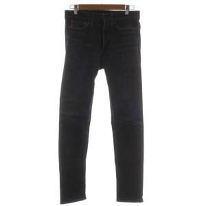 RAZOR SLIM FIT デニム ジーンズ W27 青 ブルー 無地 スキニーフィット 長ズボン 01-16-11-11-049