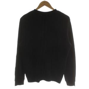 McQ Alexander McQueen トレーナー S 黒 ブラック クルーネック 長袖 幾何学模様プリント /GG ECD003