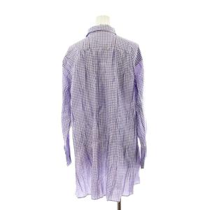 PLEATS PLEASE ISSEY MIYAKE イッセイミヤケ シャツ 3 パープル ホワイト PP11-PJ944