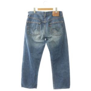 Levi's デニムパンツ ワイドテーパード ボタンフライ W34 L32 ブルー