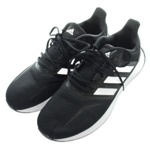 adidas ローカットスニーカー シューズ 厚底 ロゴ US9.5 27.5cm 黒 ブラック /BB ECE004