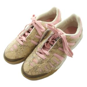 adidas ローカットスニーカー シューズ 切替 US6 24cm ベージュ ピンク タグ付き /BB ECE004