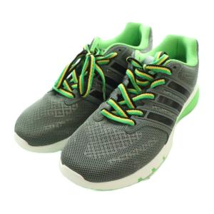 adidas ターボ3.0 Turbo 3.0 スニーカー ランニングシューズ US8.5 26.5cm グレー 緑