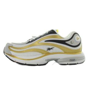 ローカットスニーカー シューズ 厚底 ロゴ US10.5 28.5cm 白 ホワイト ゴールドカラー タグ付き