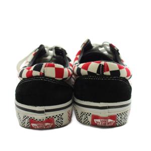 VANS オールドスクール スニーカー シューズ US8.5 26.5cm 黒 ブラック 赤 レッド 526604-0005