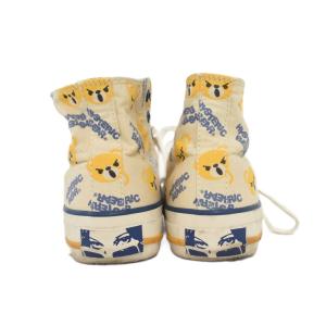 HYSTERIC GLAMOUR キャンバス ハイカット スニーカー 6 ベージュ ECE004