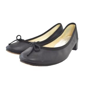 Camille カミーユ バレエシューズ パンプス 37.5 黒 ブラック ECE004