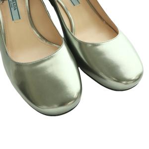 PRADA パンプス 35.5 シルバーカラー /SS OS ECE004