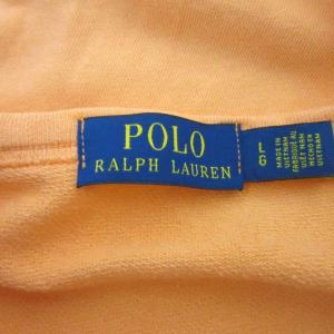 POLO RALPH LAUREN トレーナー L オレンジ 長袖 ロゴ刺繍 /SM31 ECE004