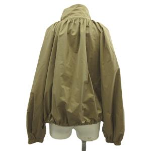 GALLARDAGALANTE ブルゾン 上着 F ベージュ スタンドカラー ギャザーデザイン 長袖 /NP ECE004