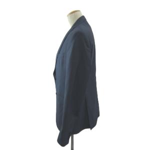 ZARA MAN セットアップ パンツスーツ テーラードフィット フォーマル ウール EUR50 L相当 ブルー 長袖 シングルブレスト
