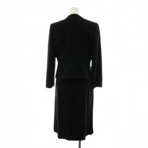 Chloe FORMAL セットアップ ノーカラージャケット ワンピース 半袖 ロング 7 黒 ブラック 1408299-01