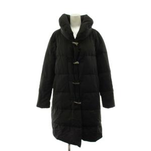 PEACH TWILL NAHOKO ダウンコート ロング丈 アウター 40 黒 ブラック 1309650