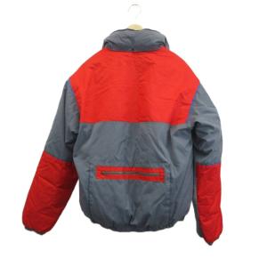 MONCLER ダウンジャケット アシックス製 ヴィンテージ M相当 グレー レッド