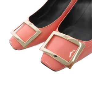 ROGER VIVIER パンプス エナメル 37 ピンク