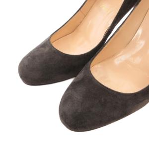 Christian Louboutin パンプス スエード 37.5 グレー