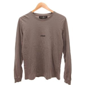 Tシャツ ロンT 長袖 ロゴ XS チャコールグレー /JS GY62