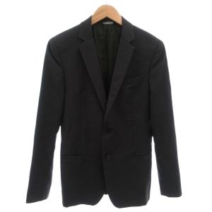 DOLCE&GABBANA スーツ セットアップ シングル ビジネス ジャケット パンツ ウール 46 黒 ブラック /FF GY62