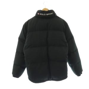 POLO SPORT ダウンジャケット ジップアップ S ブラック