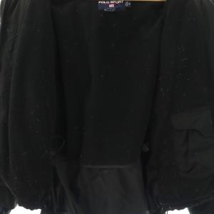 POLO SPORT ダウンジャケット ジップアップ S ブラック