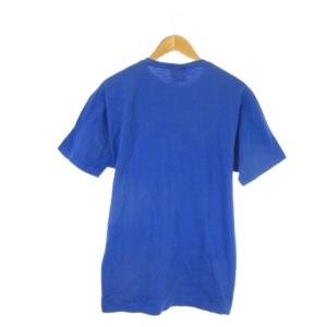 POLO SPORT RALPH LAUREN Tシャツ M 青 ブルー 半袖 ロゴプリント ラウンドネック /AO20 ECA004
