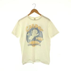 Tシャツ カットソー 半袖 L オフホワイト マルチカラー /DO ECA004