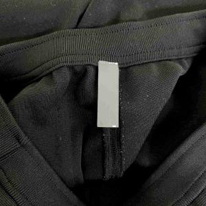 CFCL パンツ ボトムス パンツ 5 黒 ブラック 無地 リブウエスト ショート丈 /KM ECA004