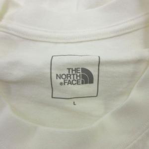 THE NORTH FACE Tシャツ カットソー ロンT L 白 ホワイト クルーネック 写真プリント 長袖 /MD ECD001
