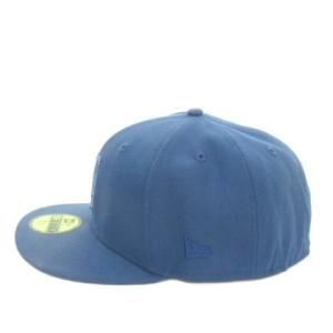 NEW ERA 59FIFTY ニューヨーク メッツ キャップ 帽子 60.6cm 7 5/8 青 ブルー ロゴ刺繍 ステッカー