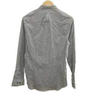 Calvin Klein Jeans シャツ XL 黒 ブラック 白 ホワイト ギンガムチェック 長袖 胸ポケット  /NP ECC004