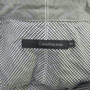 Calvin Klein Jeans シャツ XL 黒 ブラック 白 ホワイト ギンガムチェック 長袖 胸ポケット  /NP ECC004
